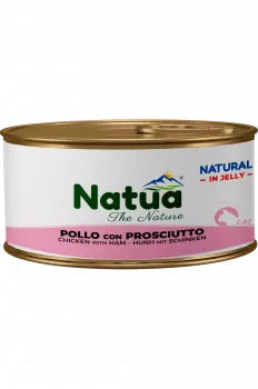 Natua Gelee Hühnchen mit Schinken 24x85 g