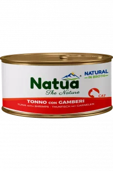 Natua Brühe Thunfisch mit Garnelen 24x85 g