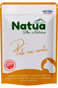 Natua Cat Hühnchen mit Karotten 24x70 g