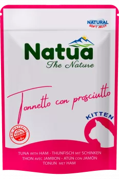 Natua Kitten Thunfisch mit Schinken 24x70 g