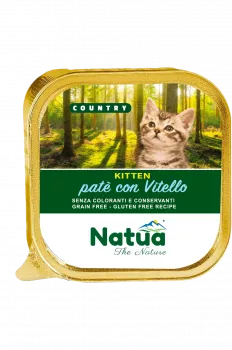 Natua Cat Country kastriert (sterilisiert) Kalb  34 x 100 g