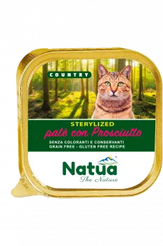 Natua Cat Country kastriert (sterilisiert) Rind  34 x 100 g