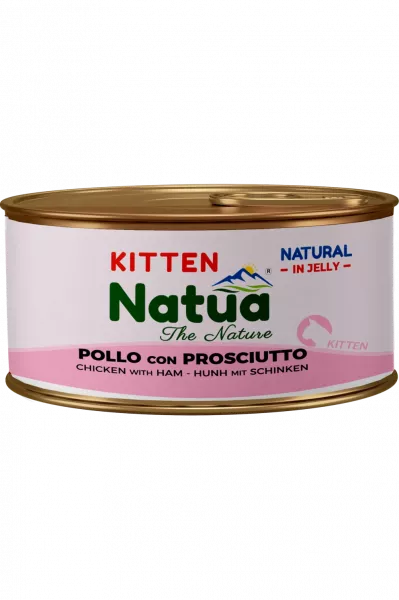 Natua Gelee Hühnchen mit Schinken 24x85 g