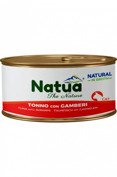Natua Brühe Thunfisch mit Garnelen 24x85 g