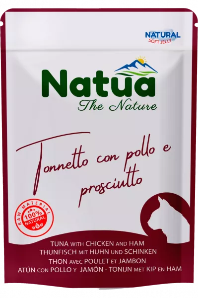 Natua Cat Thunfisch mit Huhn und Schinken 24x70 g